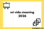 Unveiling the Essence of "Mi Vida Meaning"